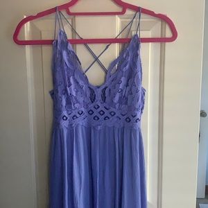 Free People Adella Maxi Slip Dress XS